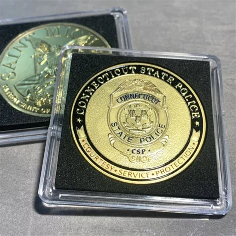 Oregon State Police St Michael Police Challenge Coin Mm With Case