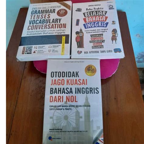 Jual Paket Buku Gramer Tenses Vocabulary Conversation Otodidak Jago