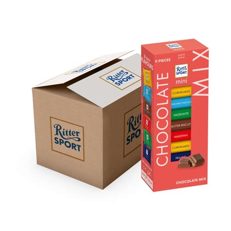 Ritter Sport Chocolade Mini Chocolate Mix Toren X Gr Doos Stuks