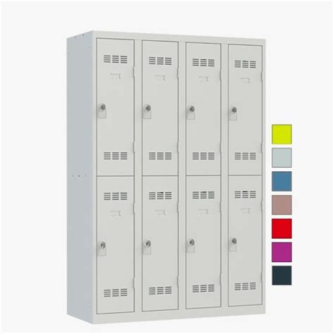 Armoire Vestiaire 8 Casiers LES PLUS VENDUES 7 Couleurs