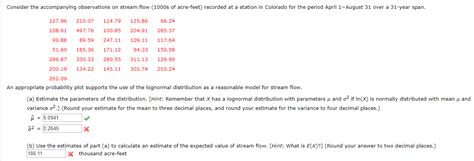 Solved Consider The Following Summary Data On The Modulus Of Chegg