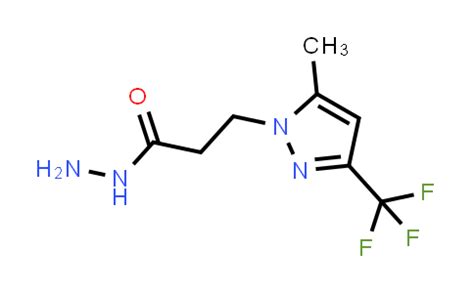 3 5 Methyl 3 Trifluoromethyl Pyrazol 1 Yl Propanehydrazide 1001518 86