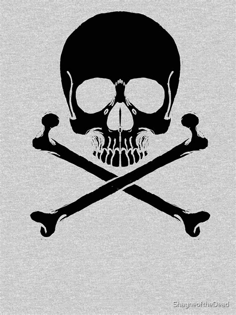 Black Skull And Crossbones T Shirt For Sale By Shayneofthedead Redbubble Skull T Shirts