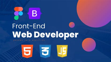 Be Your Frontend Web Developer Using Html Css Js And Boostrap By