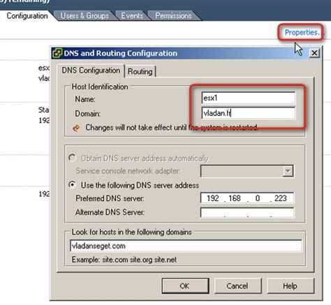 How To Change Ip Address Of Your Esx Server Esx Virtualization