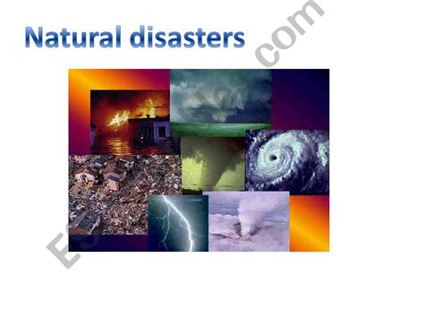 Esl English Powerpoints Natural Disaster