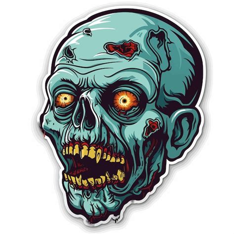 Ilustraci N De Dibujos Animados De Zombies Vector Premium