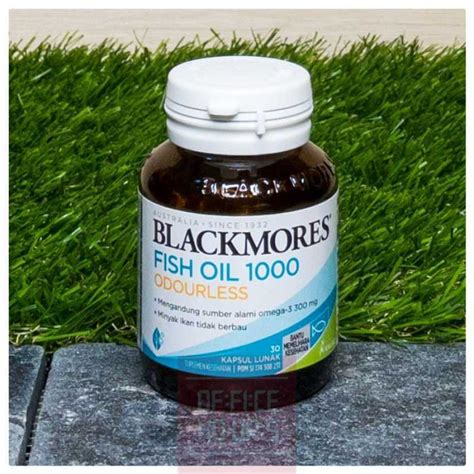 Promo Blackmores Odourless Fish Oil 1000mg 30 Kapsul Omega 3 1000 Mg