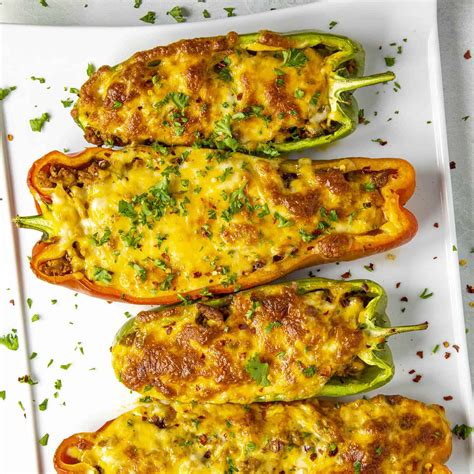 Taco Stuffed Peppers Chili Pepper Madness