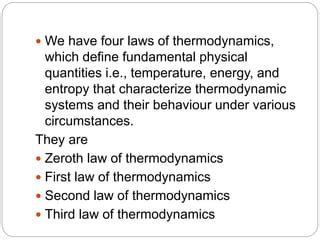 Laws Of Thermodynamics PPT