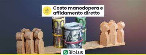 Il Costo Della Manodopera Va Indicato Anche Negli Affidamenti Diretti