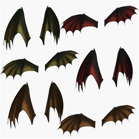 Dragon Wings 3d Models For Download Turbosquid