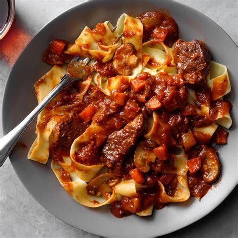 Slow Cooker Short Rib Ragu Over Pappardelle Recipe How To Make It