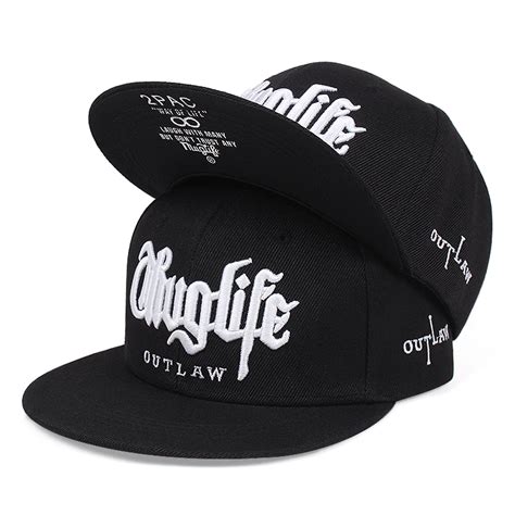 2022 Moda Fastball Bon Thuglife Bordado Hiphop Bon De Beisebol Snapback