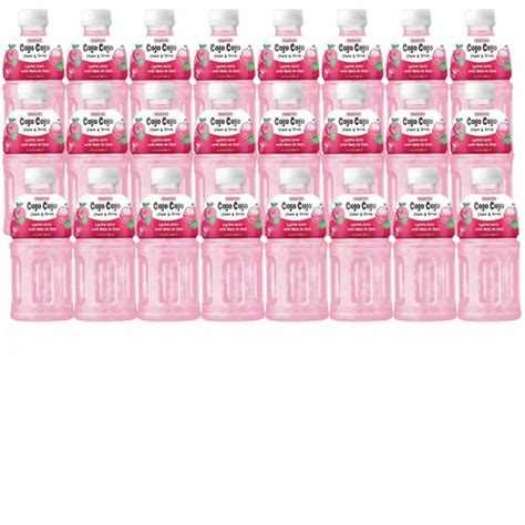 Cojo Cojo Lychee Flavoured Juice With 25 Nata De Coco 320ml Pack Of