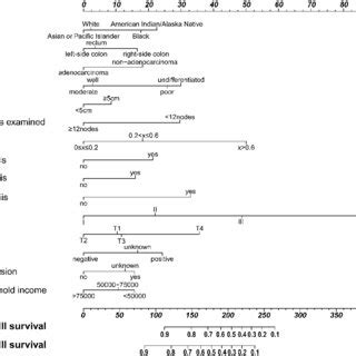 Nomogram For Predicting 3 And 5 Year OS Of Early Onset Colorectal