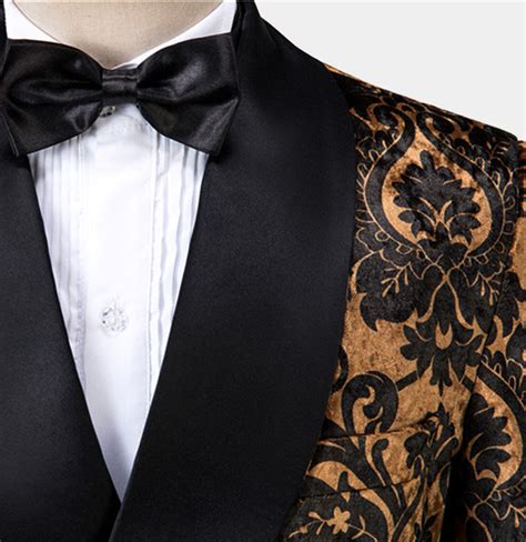 Piece Black And Gold Tuxedo Gentleman S Guru