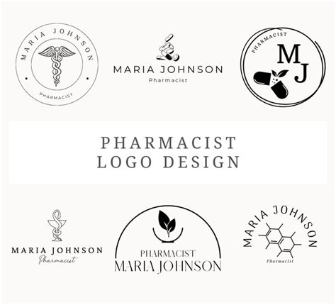 Pharmacist Logo Design Canva 6 Customizable Pharmacy Logos Chemist Logo