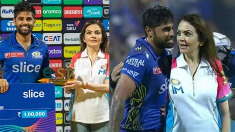 Surya Kumar Yadav Heart Winning Gesture With Nita Ambani After 103 Runs