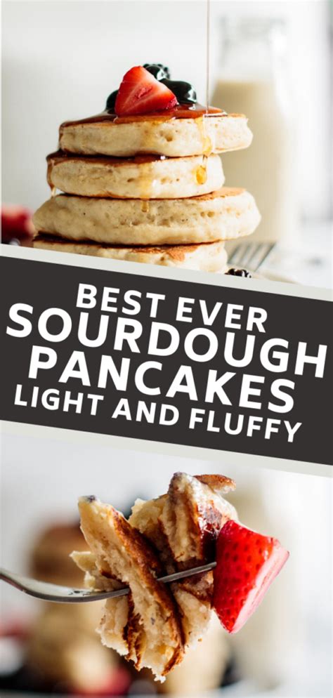Sourdough Pancakes | Extra Fluffy and Light – Milk and Pop