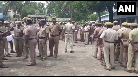 ANI On Twitter Cuddalore Tamil Nadu Heavy Police Force Deployed