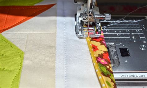 Sew Fresh Quilts Flanged Binding Tutorial