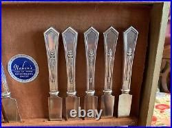 Art Deco S Rogers Xii Silver Plate La Touraine Pc Nakens Silver