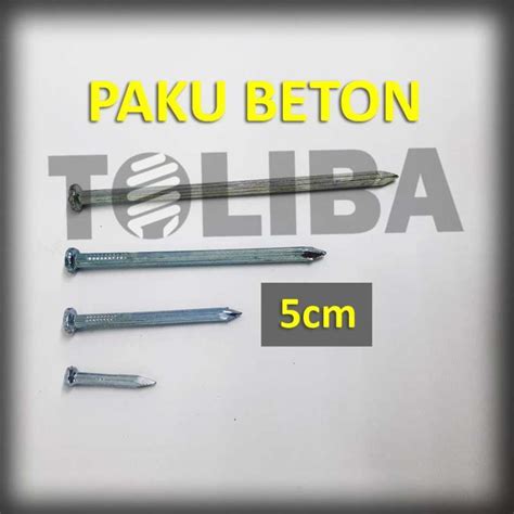 Jual Paku Beton Putih Paku Beton Tembok Cm Inch Di Seller Toliba