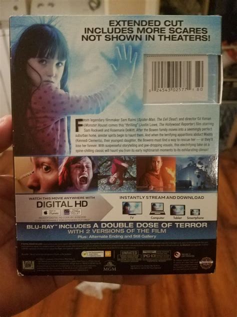 Poltergeist Extended Cut 2015 Blu Ray W Digital HD SLIPCOVER NEW