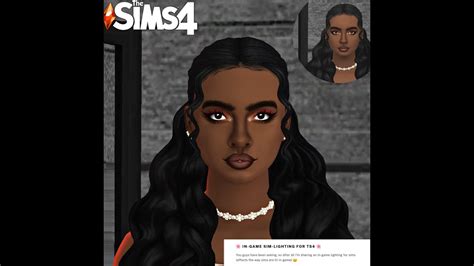 IN GAME CAS LIGHTING MODS THE SIMS 4 YouTube