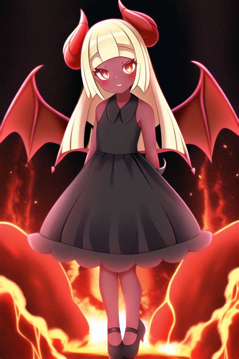 Ai Demonic Lillie V2 By Silversrtiker32395 On Deviantart