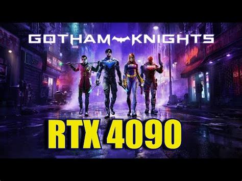 Gotham Knights RTX 4090 OC 4K Maxed Out Resolution Scale FRAME