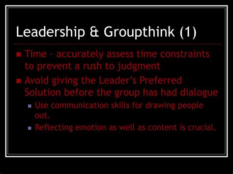 PPT - GroupThink PowerPoint Presentation, free download - ID:211256