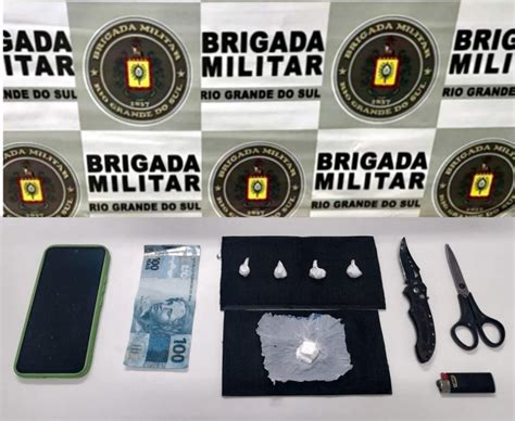 Brigada Militar Prende Mulher Por Tráfico De Drogas Em Nova Prata