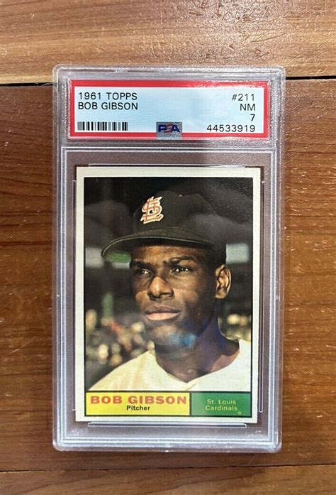 Bob Gibson 1961 Topps 211 Base Price Guide Sports Card Investor