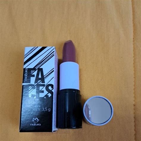 Batom Matte Natura Faces Espelho Cookie Nude Shopee Brasil