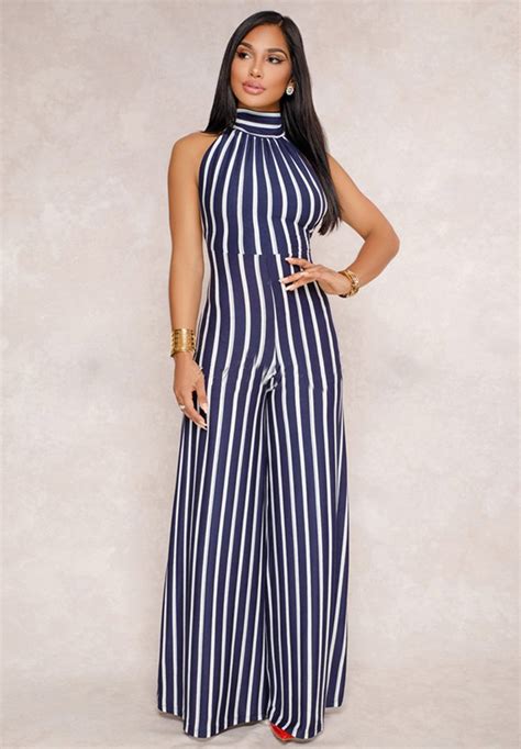 Sexy Halter Neck Backless Jumpsuits