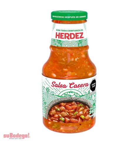 Salsa Casera Roja Herdez 240 gr suBodega alcanza para más