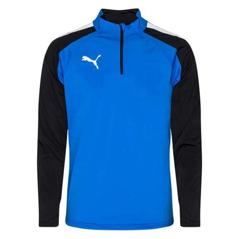 Puma Training Shirt Teamliga Zip Electric Blue Puma Black