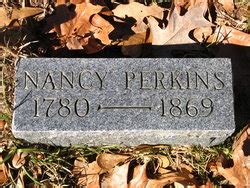 Nancy Perkins 1780 1869 Find A Grave Memorial