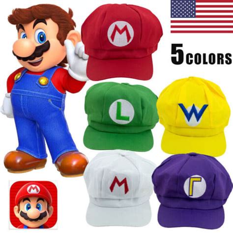 Super Mario Brothers Hats Octagonal Caps Cosplay India Ubuy