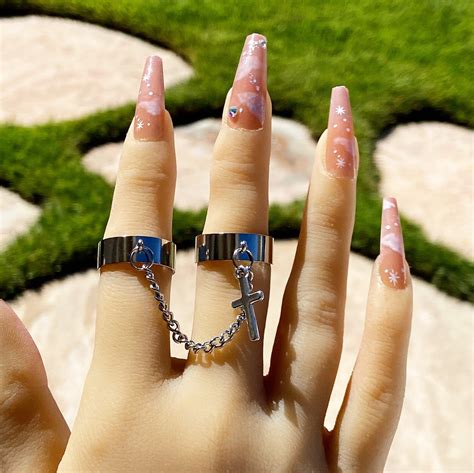 Anillos Godos Anillos Godos Set Eboy Rings Grunge Rings Egirl Etsy