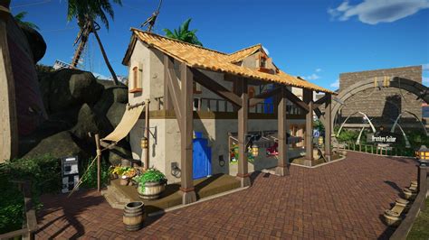 Pirates Cave Shop Building For Two Shops With A Pirate Theme