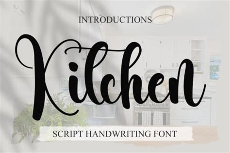 Kitchen Font By Yanstudio · Creative Fabrica