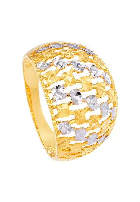 Buy Habib Habib Oro Italia Yellow And White Gold Ring Gr Yw