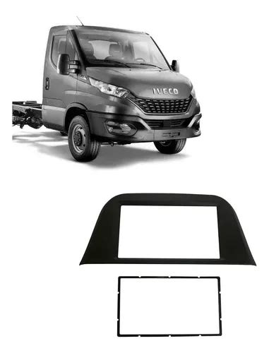 Moldura Dvd Din Pol Iveco Daily Preto