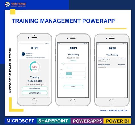 Training Records Powerapps App Interface Development Microsoft