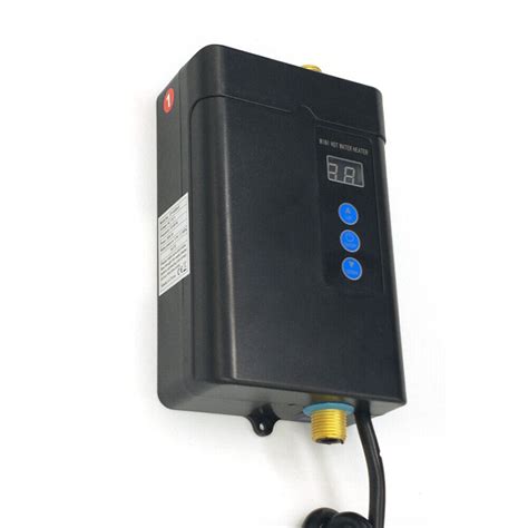 Electric Hot Tankless Water Heater Shower Instant Boiler Kitchen Bathroom V