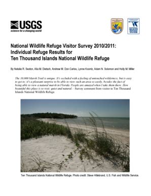 Fillable Online Pubs Usgs Ten Thousand Islands Nwr Nwr Visitor Survey