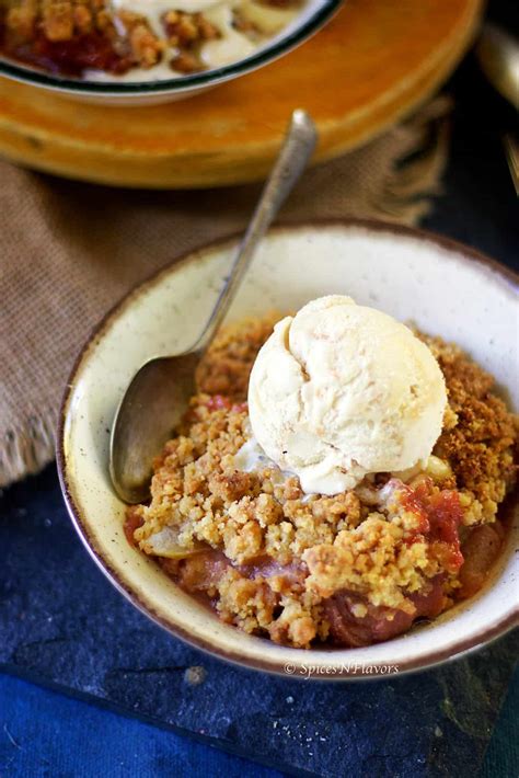 The Best Apple Crisp Recipe | Apple Crumble - Spices N Flavors